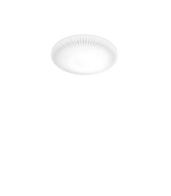 Plafoniera LED Atrium Plastica, Alluminio Bianco