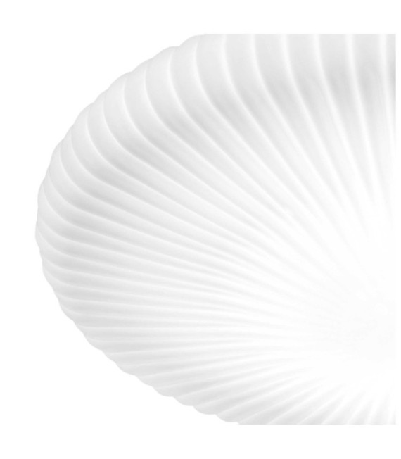 Lámpara de techo LED Atrium Plástico, Aluminio blanco
