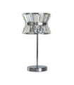 Uptown table lamp Mild steel, Clear crystal, chrome