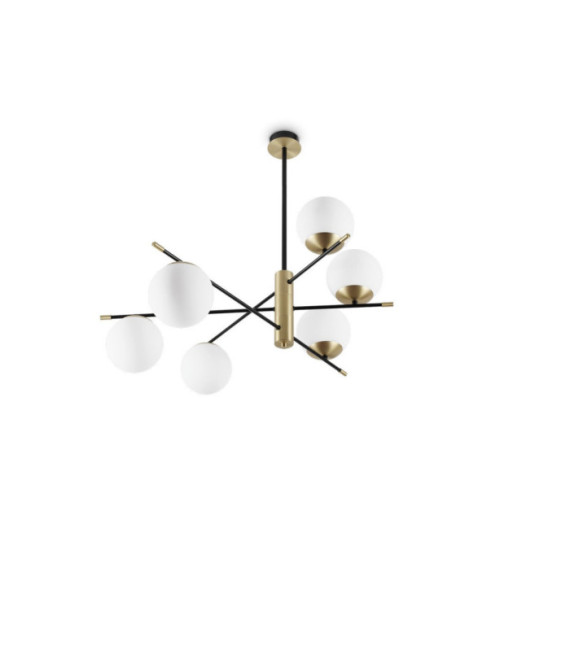 GOURMET Ceiling Light Glass, Metal Brass