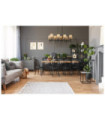 Suspension Gothic Acier doux,tissu Noir