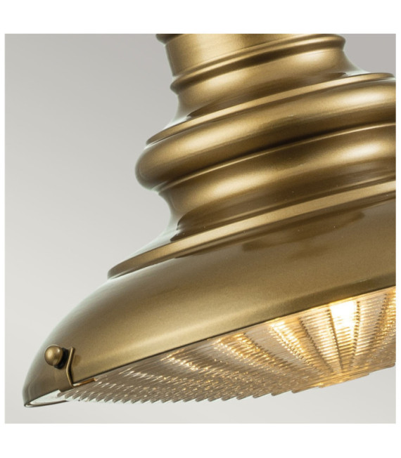 Outdoor pendant light Redding Glass, Aluminum Painted aged bronze