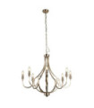 Lodge pendant light Mild steel Satin silver