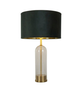 Lampada da tavolo Oxford Acciaio dolce, vetro Ottone