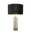 Lampe de table Oxford Acier doux,verre Laiton