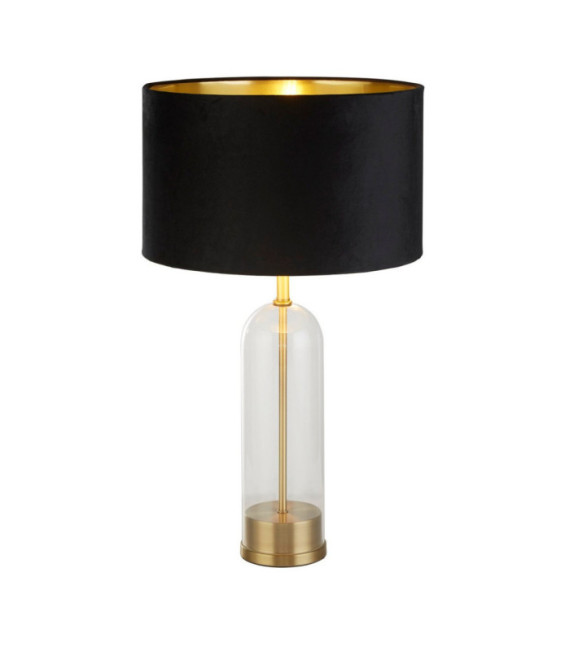 Lámpara de mesa Oxford Acero dulce, vidrio Latón