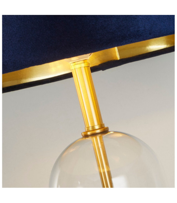 Lampada da tavolo Oxford Acciaio dolce, vetro Ottone