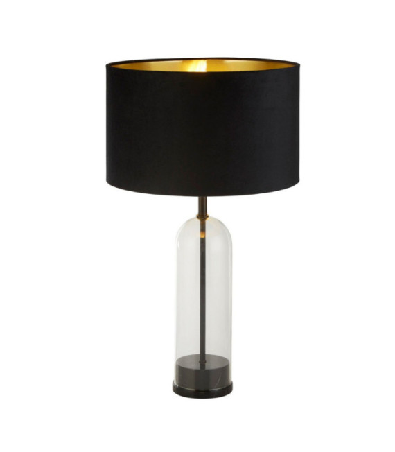 Lámpara de mesa Oxford Light Marble, negro