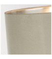 Scarborough table lamp Mild steel, crystal Satin nickel