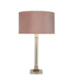 Scarborough Table Lamp Mild Steel, Crystal Brass