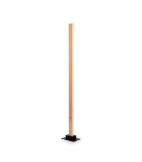 CRAFT Lámpara de pie LED Vidrio, Metal, Madera Madera clara