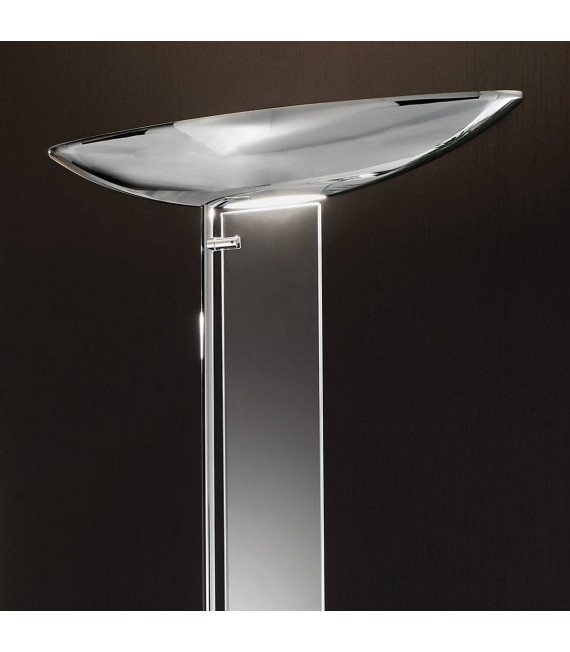Lampada da terra design DELPHI cromata 4 lampadine