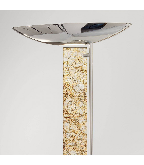 Design Stehleuchte DELPHI Chrom 4 Lampen