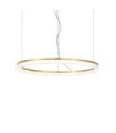 LED pendant light Crown Metal Brass
