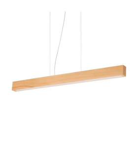 CRAFT LED-Pendelleuchte Glas, Metall, Holz Helles Holz