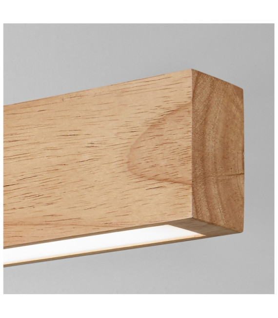 Lampada a sospensione LED CRAFT Vetro, Metallo, Legno Legno chiaro