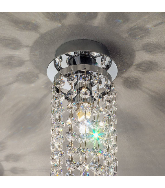 Design Spot CHARLESTON Chrom 1 Glühbirne
