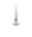 Pendant Light Glass, Black Metal