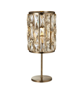 Lampe de table Bijou Acier doux,verre Laiton Antique