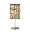 Bijou table lamp Mild steel, glass Antique Brass