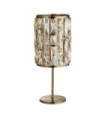 Bijou table lamp Mild steel, glass Antique Brass