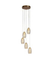 Suspension Cyclone Acier doux,verre,acrylique Bronze