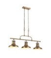 Suspension Dallas Acier doux Laiton Antique