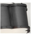 Hinkley ceiling light Engraved opal glass, steel Blackened brass
