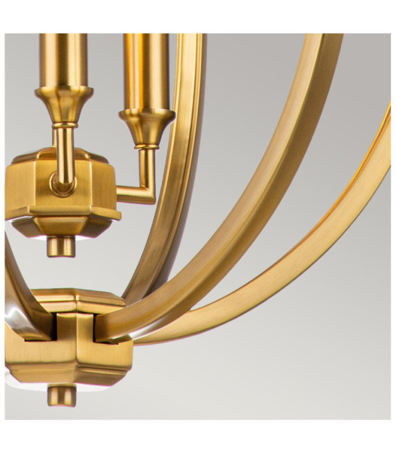 Suspension Feiss Acier Laiton bruni