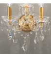 Applique murale classique SCHÖNBRUNN Or 24 Carats 3 ampoules