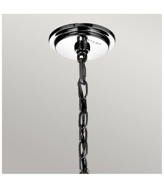 Suspension Kichler Cristal,Acier Chrome poli