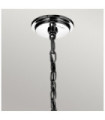 Suspension Kichler Cristal,Acier Chrome poli