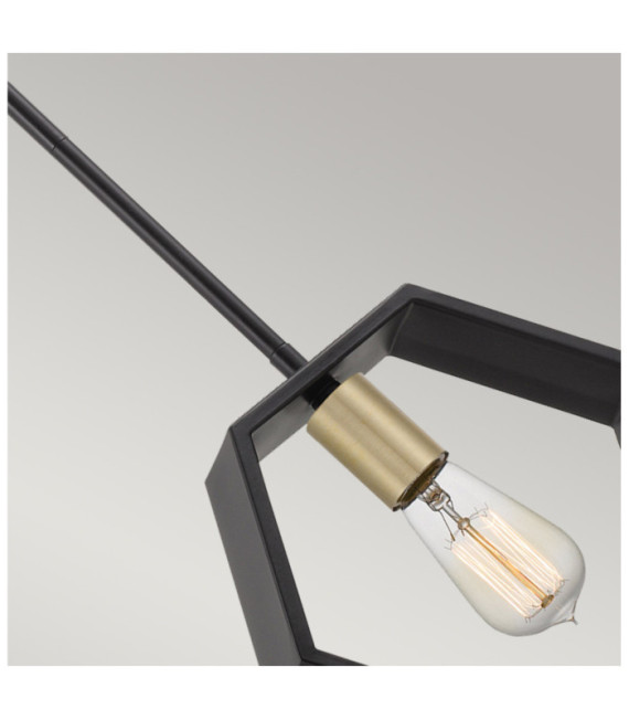 Suspension Quoizel Acier Terre noire