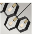 Suspension Quoizel Acier Terre noire