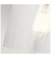 Applique murale Kichler Acier,verre grainé transparent Nickel poli