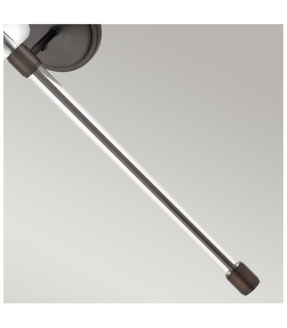 Quoizel wall light Steel, Port Bronze fabric