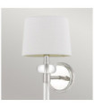Quoizel wall light Steel, Polished nickel fabric