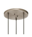 Kichler Pendant Lamp Glass,Steel Antique Pewter