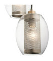 Kichler Pendant Lamp Glass,Steel Antique Pewter