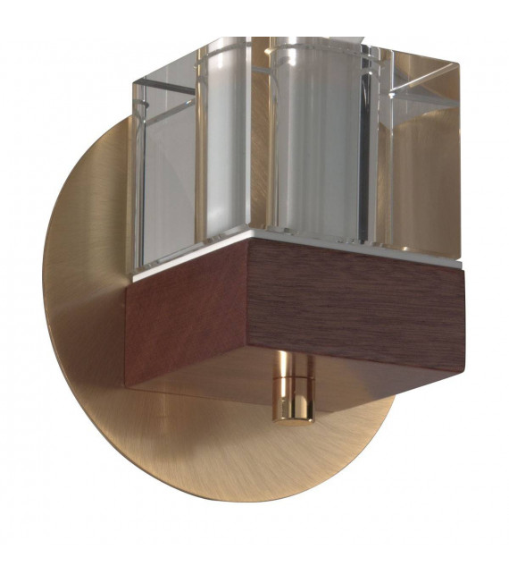 Applique murale design RIVIERA Mahagoni 1 ampoule