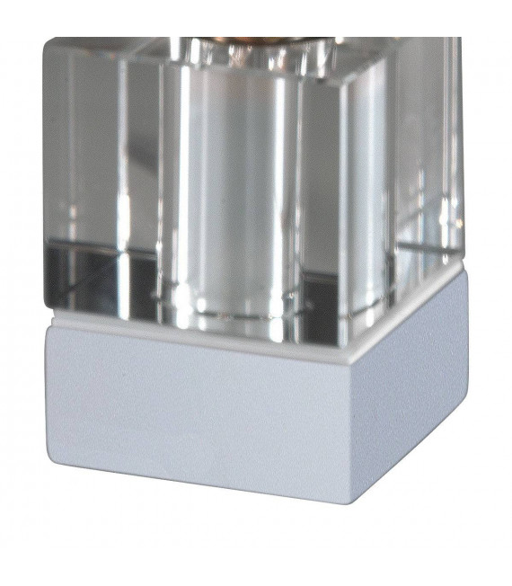 Design Tischleuchte RIVIERA weiß 1 Glühbirne