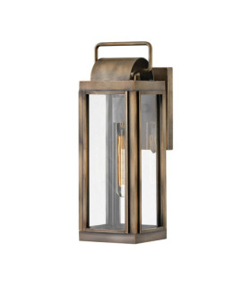 Hinkley Außenwandleuchte Transparentes Glas, Aluminium Lackierte brünierte Bronze