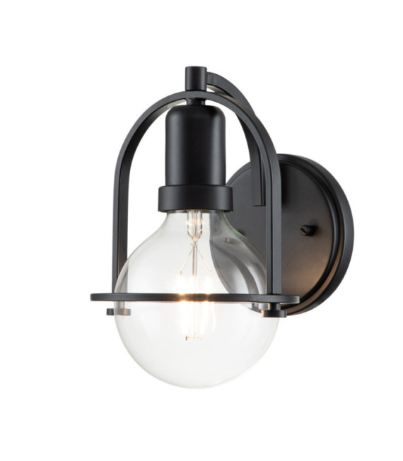 Hinkley Wall Light Steel Black