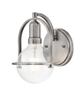 Hinkley wall light Brushed nickel steel