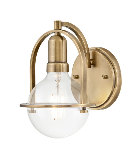 Lampada da parete Hinkley in acciaio e ottone Heritage