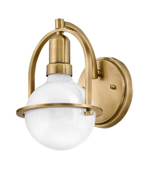 Lampada da parete Hinkley in acciaio e ottone Heritage