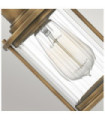 Quoizel wall light Glass, Steel Patinated brass