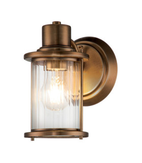Quoizel Wandleuchte Glas, Stahl Patiniertes Messing