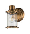 Applique murale Quoizel Verre,Acier Laiton patiné