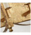 Applique murale Feiss Acier Or antique